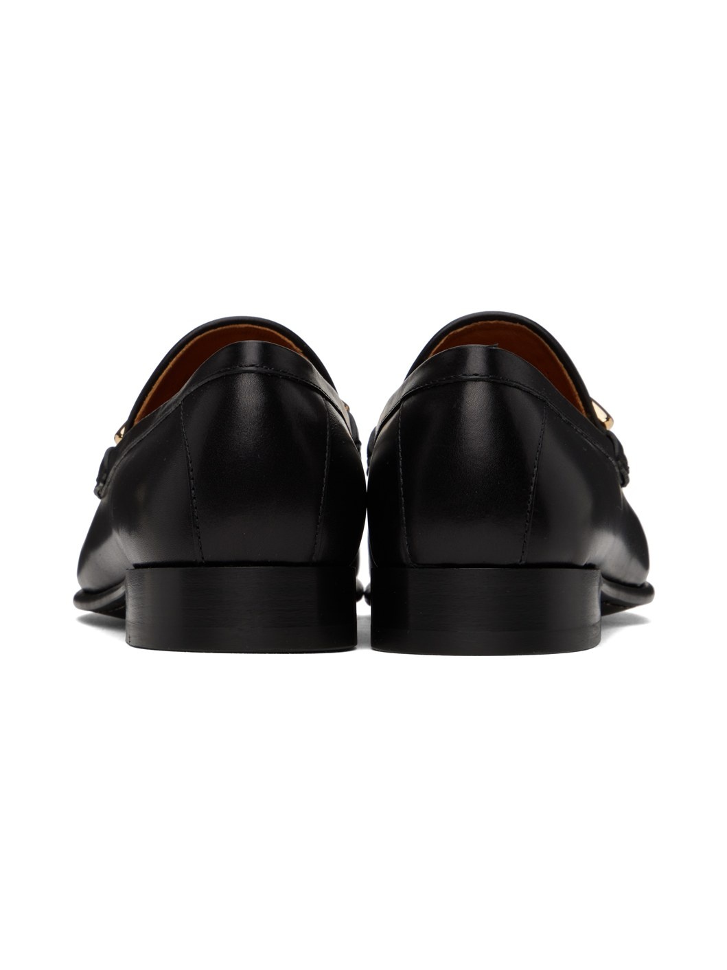 Black VLogo Signature Calfskin Loafers - 2