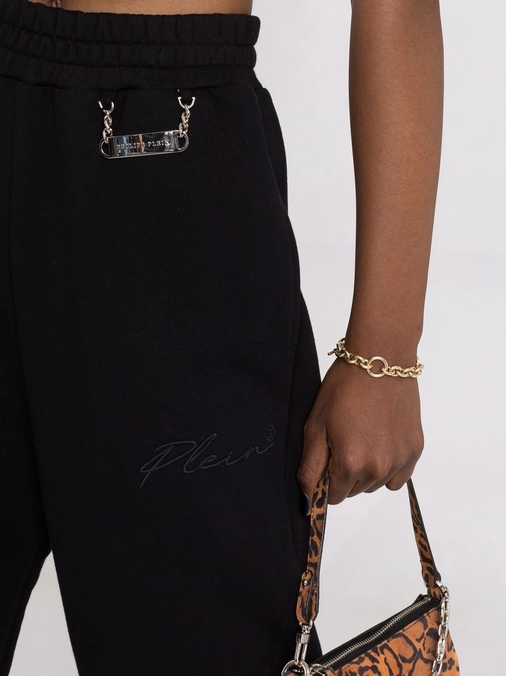 signature logo-embroidered joggers - 5