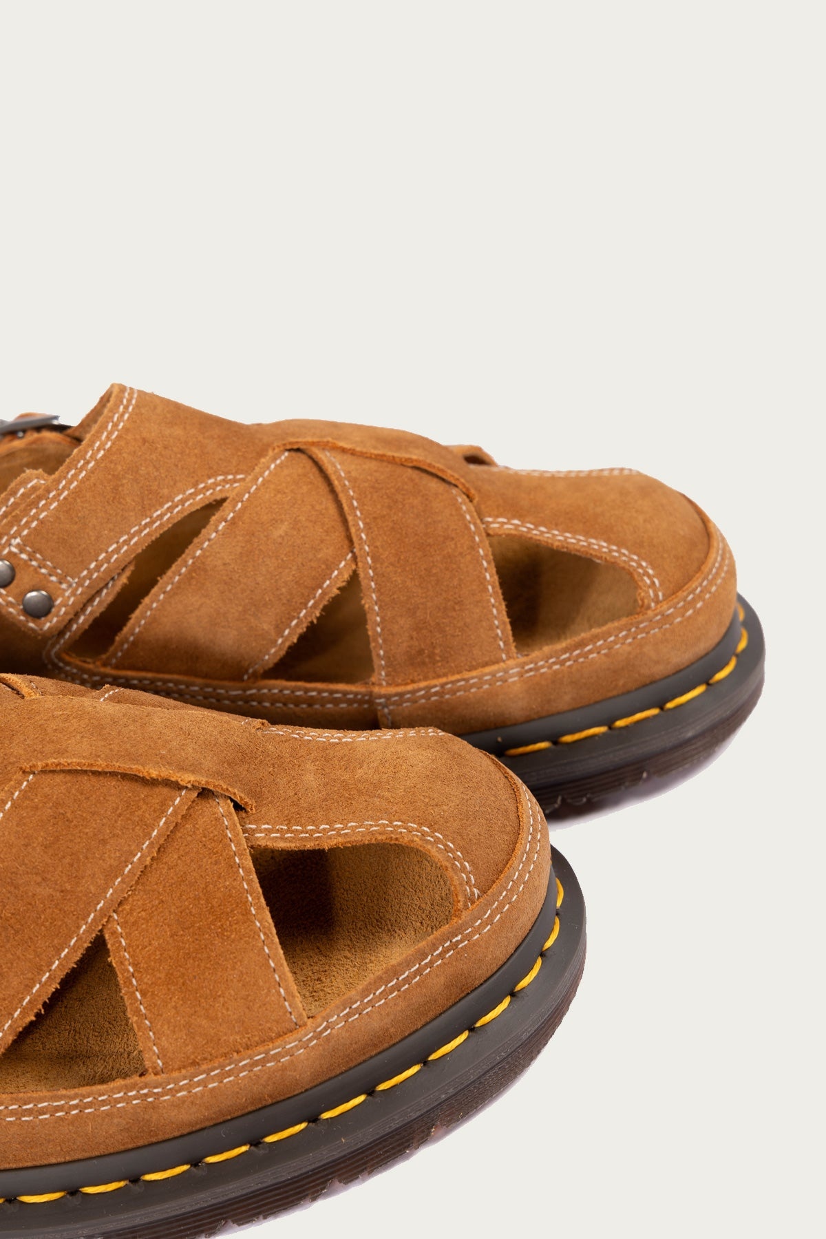 San Archive Fisherman - Plush Suede Reverse Natural Tan - 5