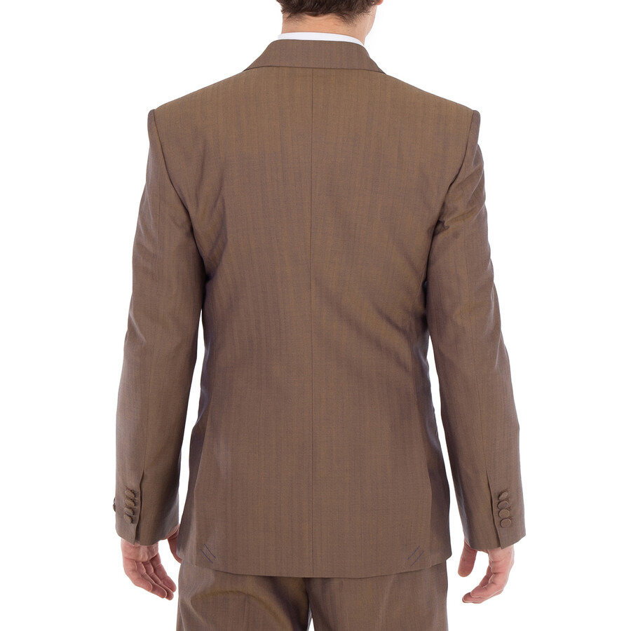 Burberry Herringbone Double-Breasted Wool Blazer - 3