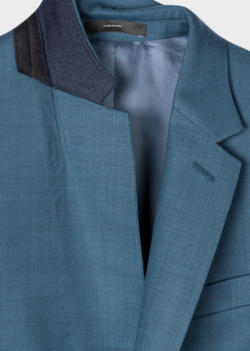 Paul Smith Tailored-Fit Sharkskin Wool Suit outlook