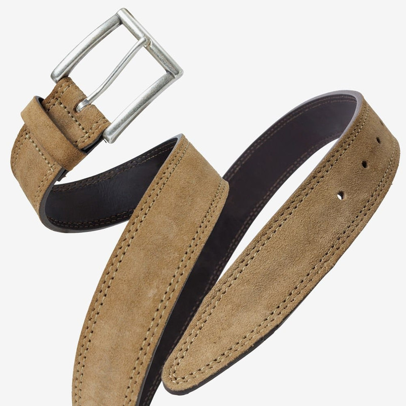 ALLEN EDMONDS Bourbon Street Suede Dress Belt outlook