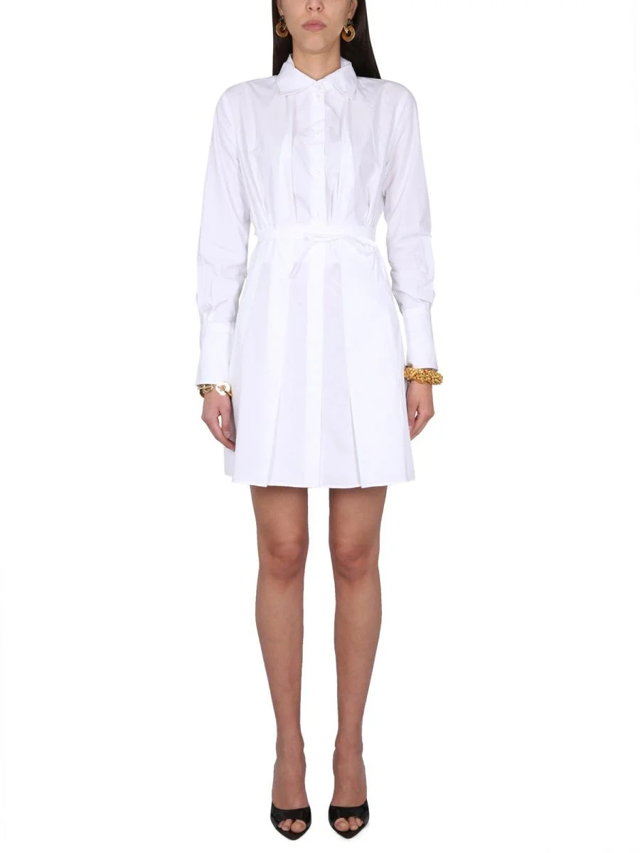 PATOU PLEATED SHIRT DRESS - 1