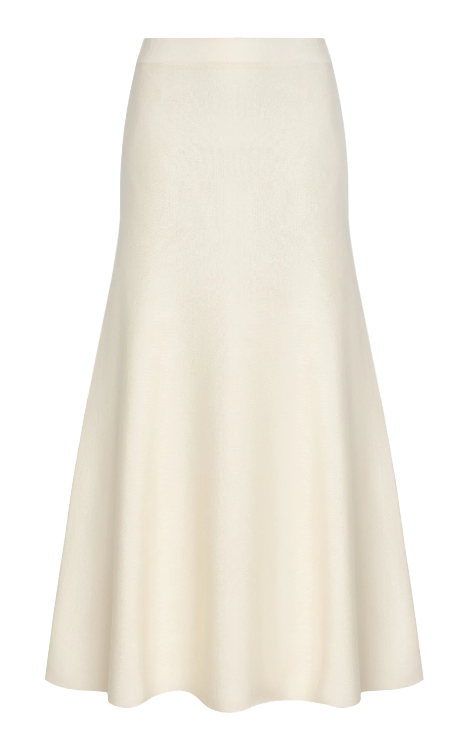 Freddie Wool-Cashmere Midi Skirt ivory - 1