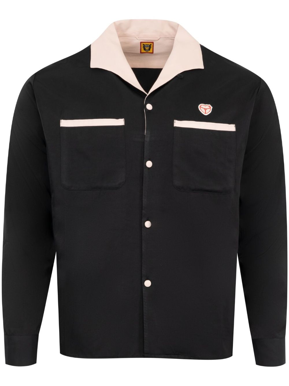open-collar shirt - 1