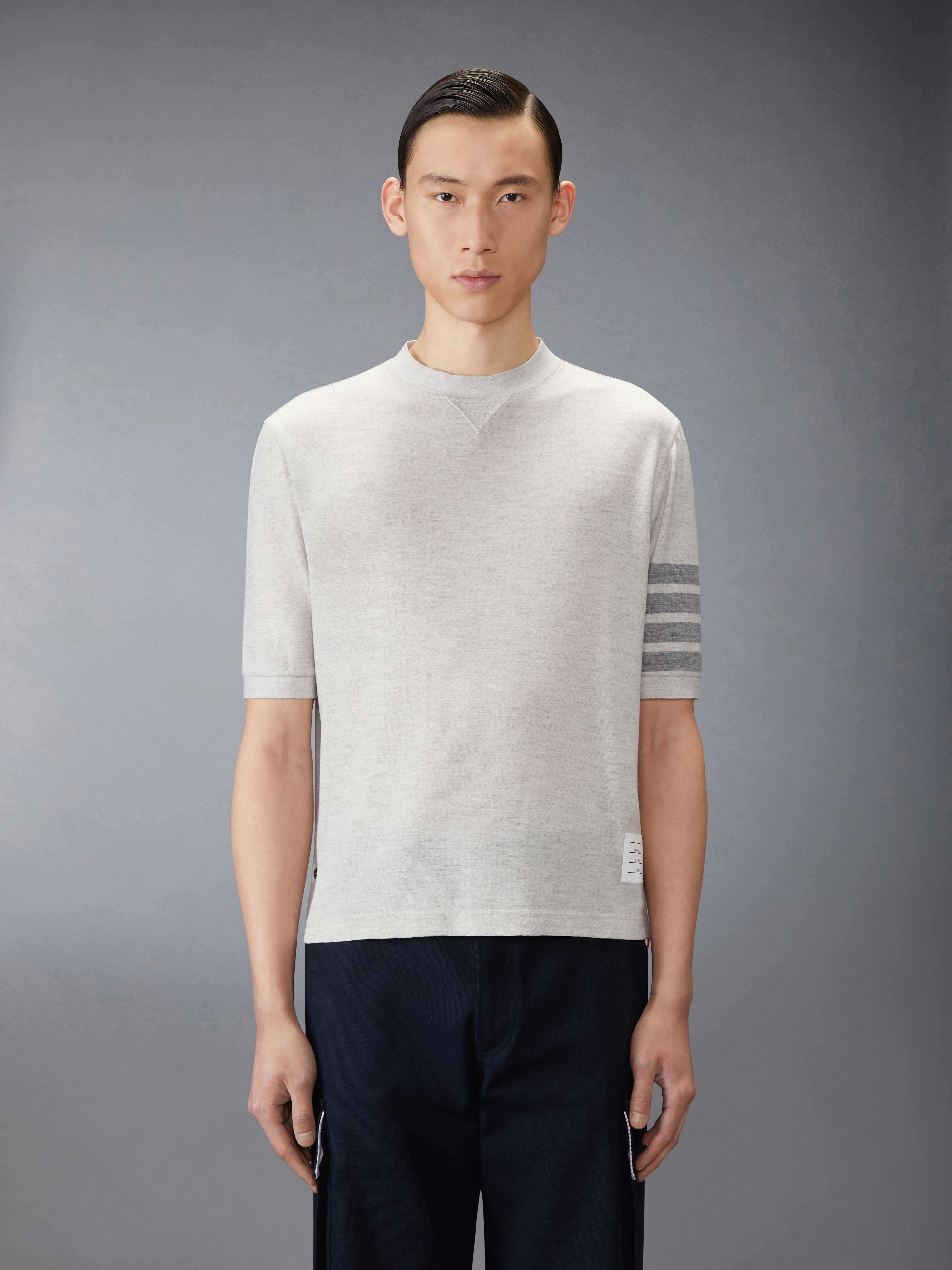 WOOL JERSEY 4-BAR TEE - 2