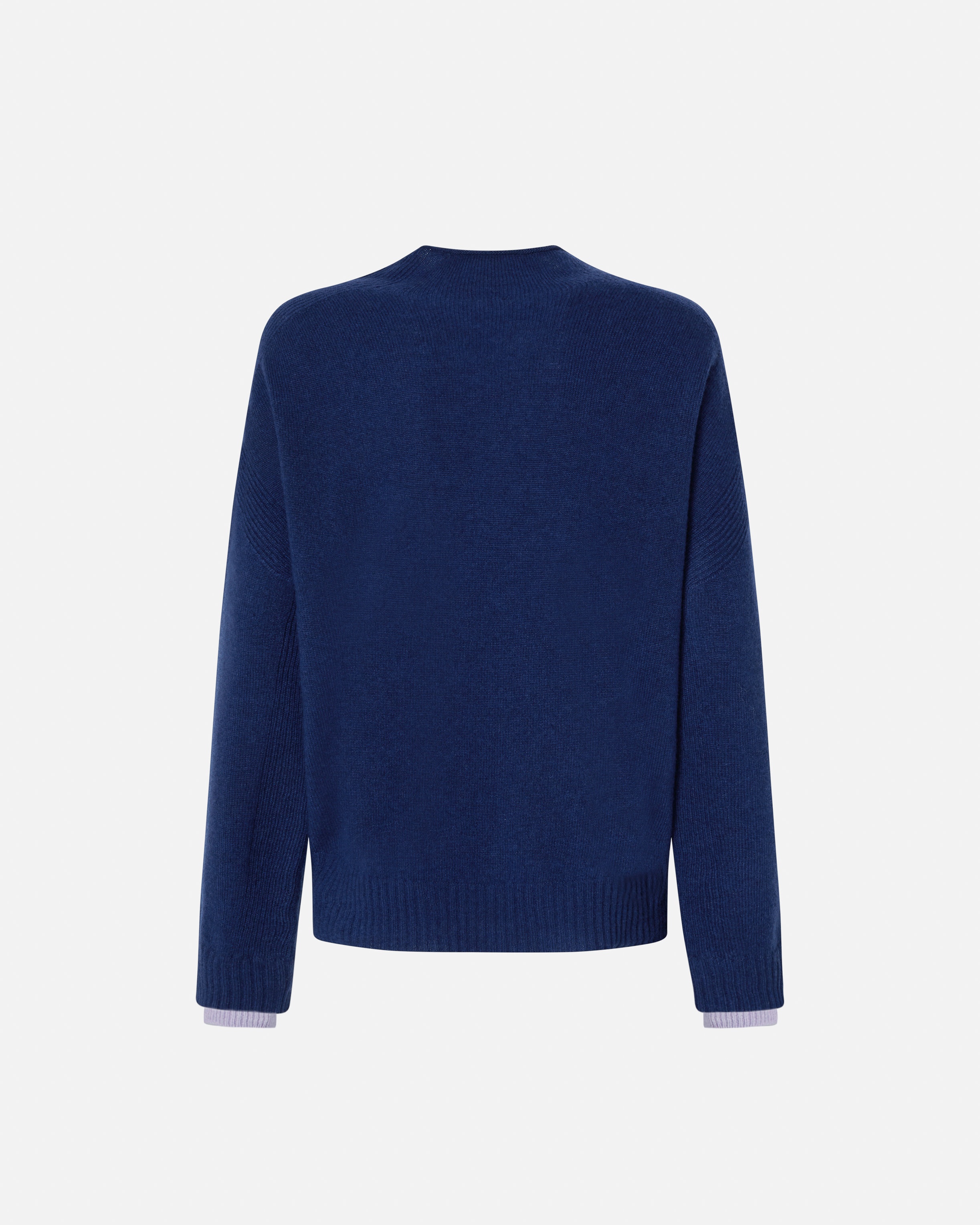 WOOL AND CASHMERE SWEATER WITH STAND-UP COLLAR - 6