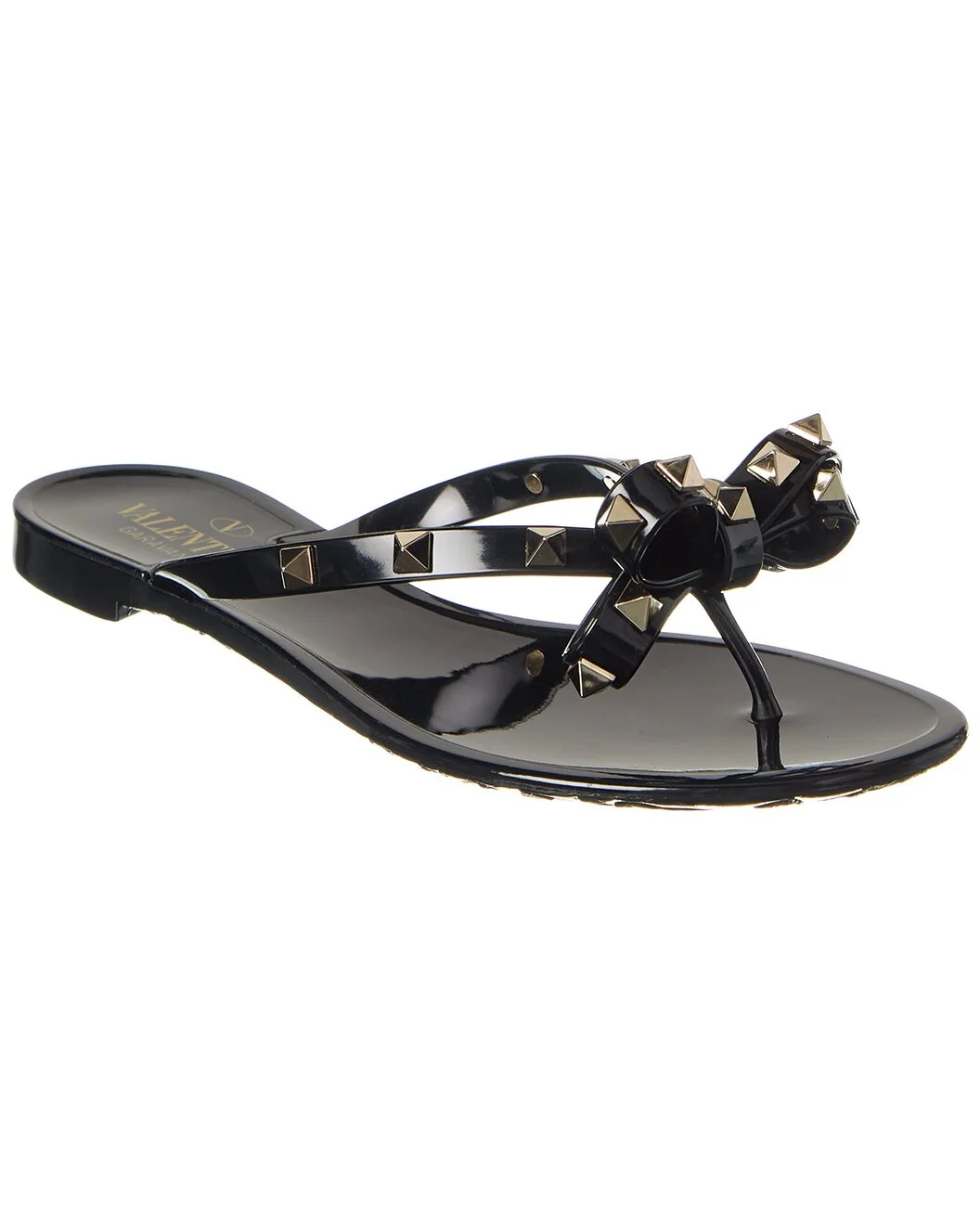 Valentino Rockstud Rubber Flip Flop - 1