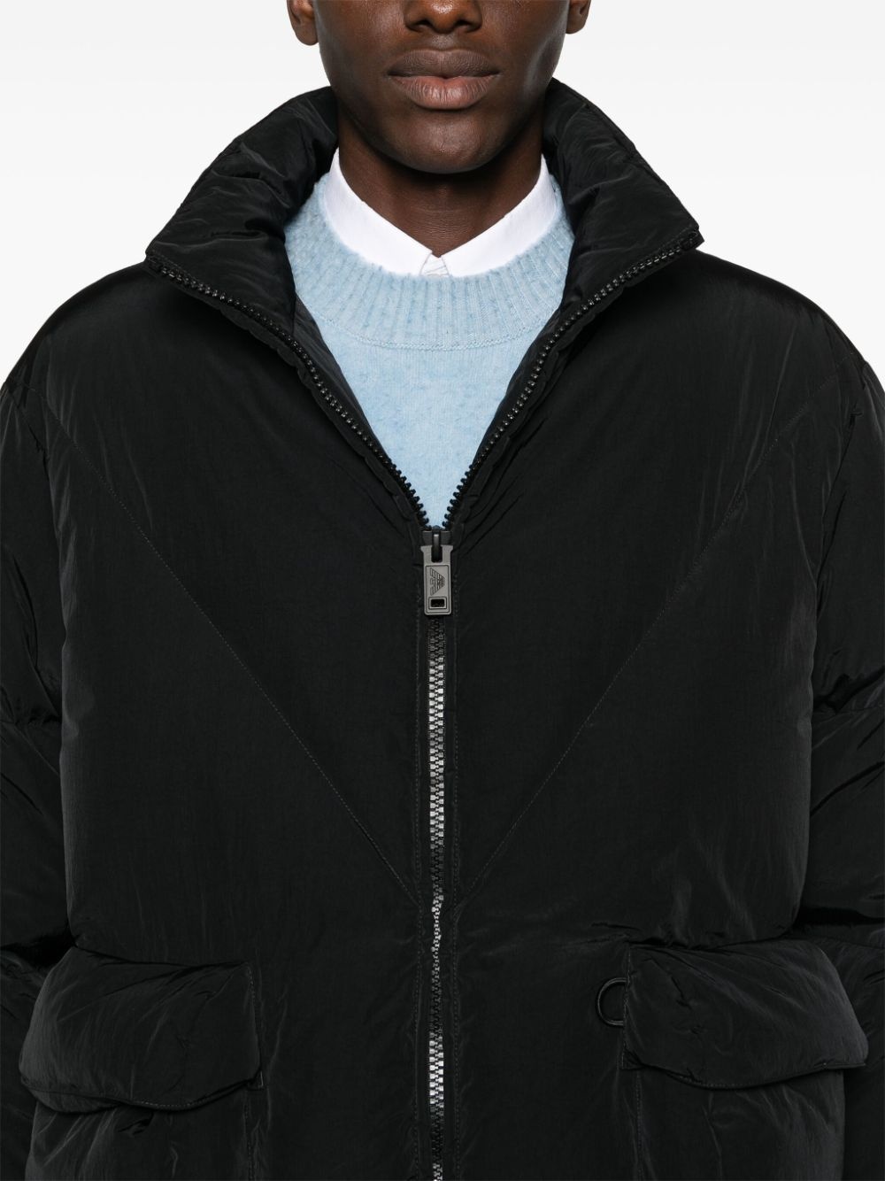 funnel-neck jacket - 5