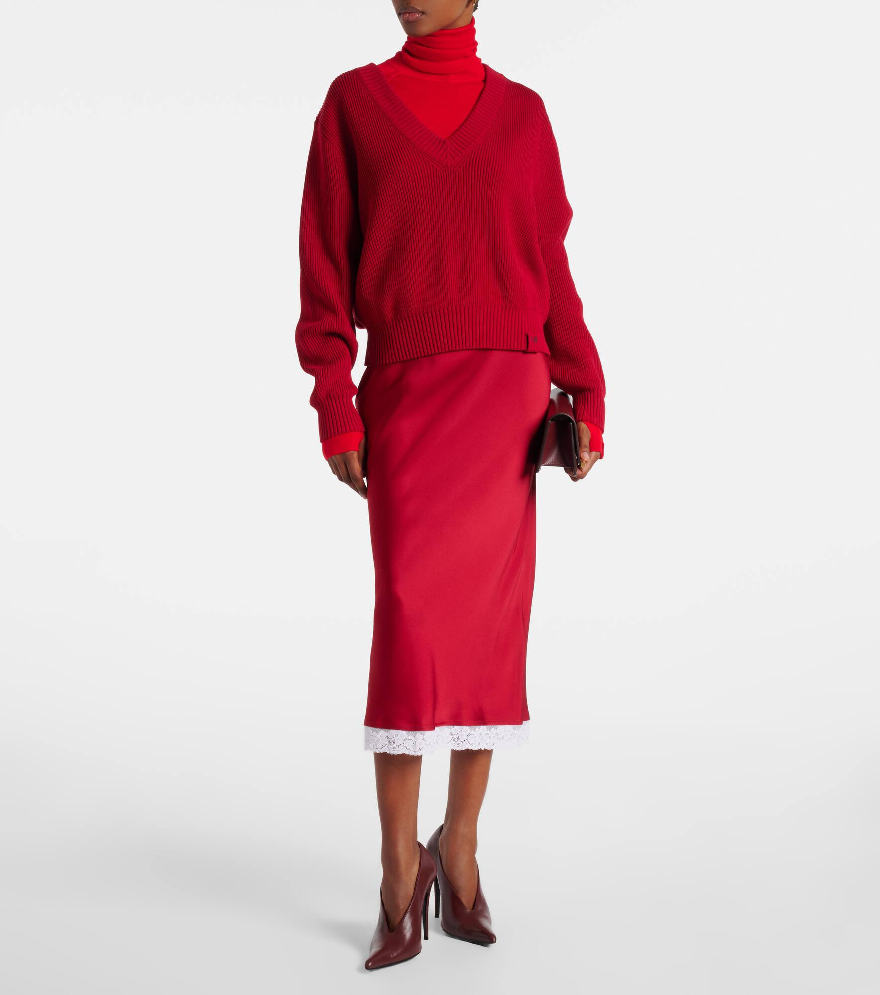Wool turtleneck sweater - 2