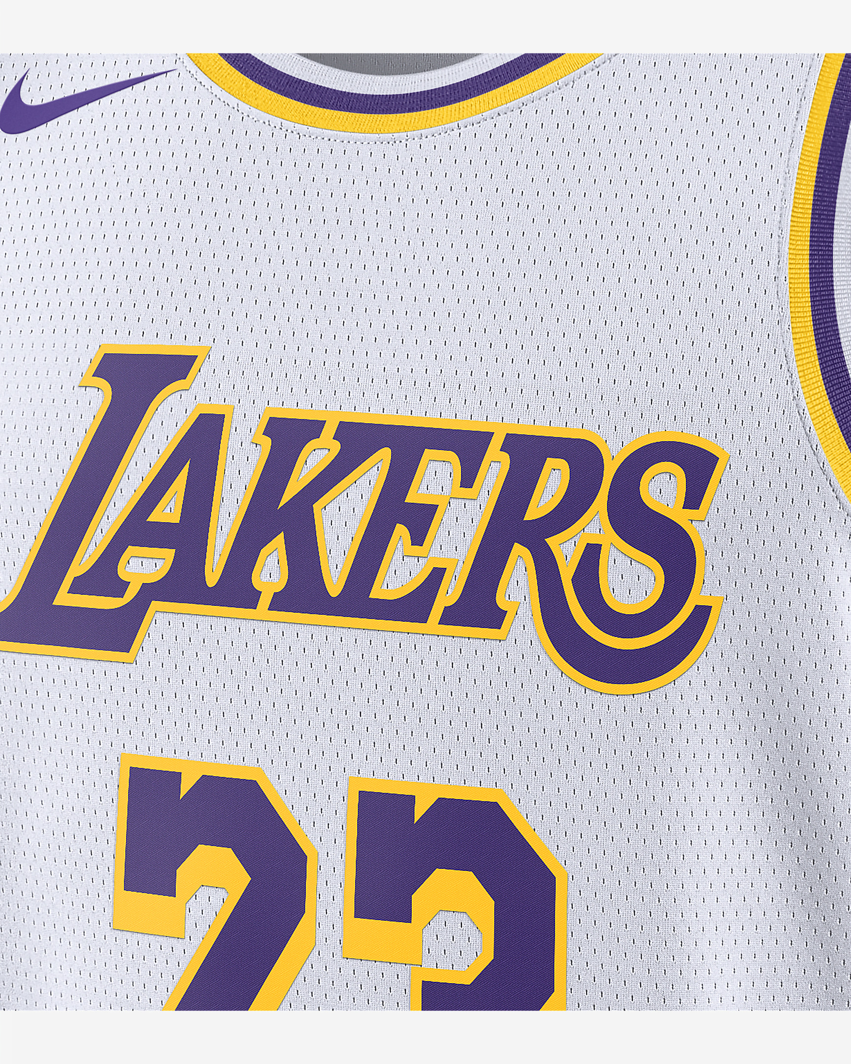 Los Angeles Lakers Association Edition 2022/23 Nike Men's Dri-FIT NBA Swingman Jersey - 3