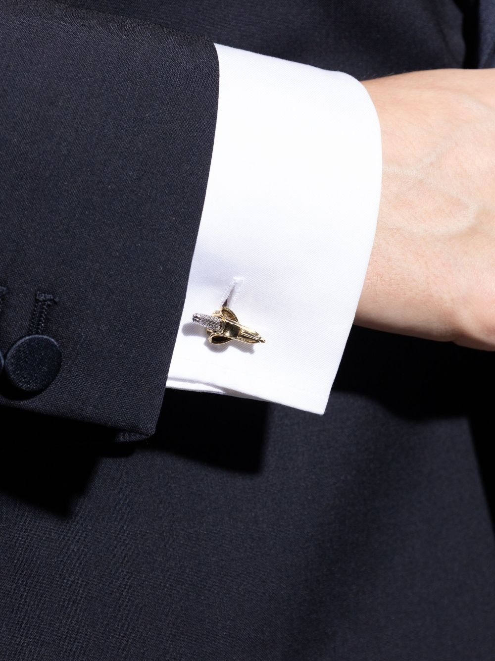 banana-peel cufflinks - 4