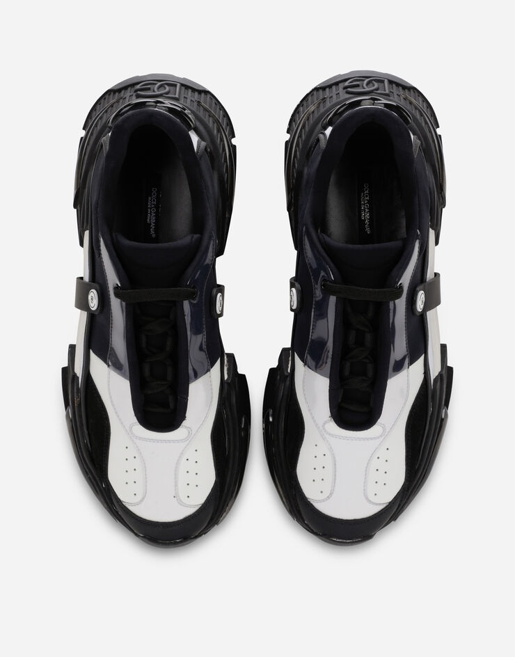 Mixed-material Air Master slip-on sneakers - 4