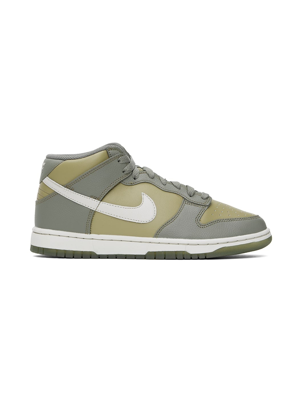 Gray Dunk Mid Sneakers - 1