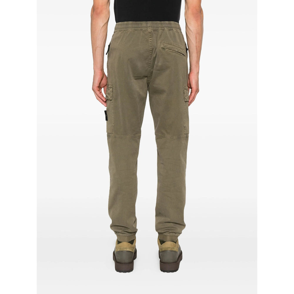 Stone Island Green Trousers - Regular & Straight-Leg Trousers Men - 4