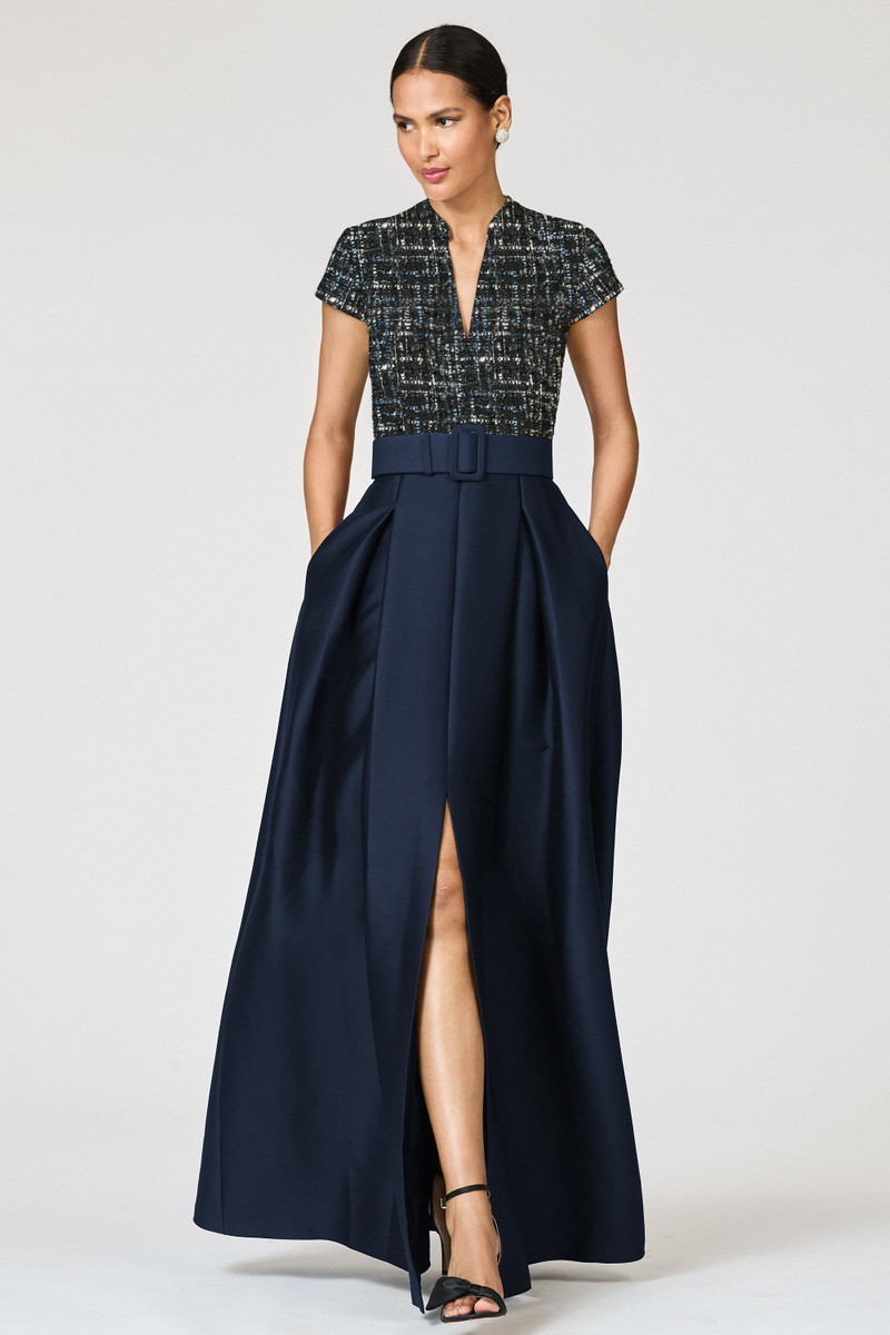 SACHIN & BABI ARDEN GOWN - OBSIDIAN FROST/MIDNIGHT outlook