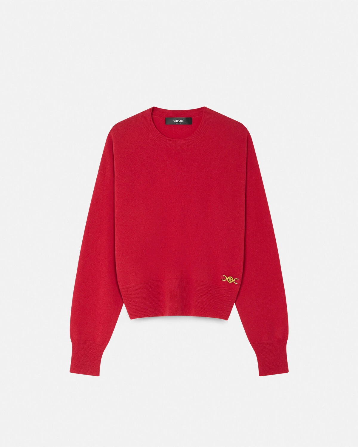 Cashmere-Blend Knit Boxy Sweater - 1