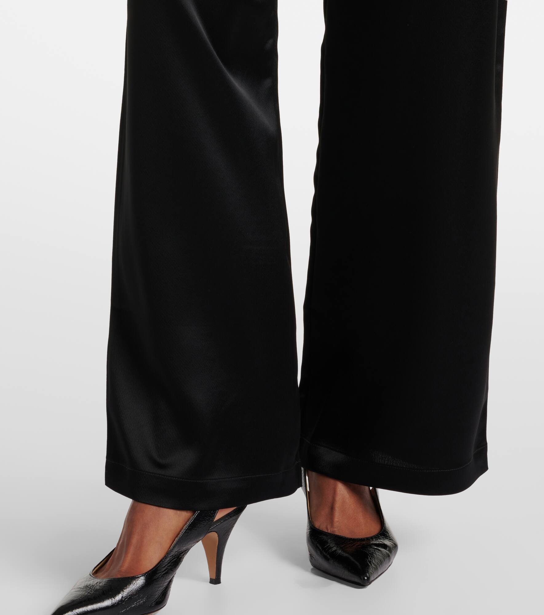 Barb high-rise wide-leg pants - 5
