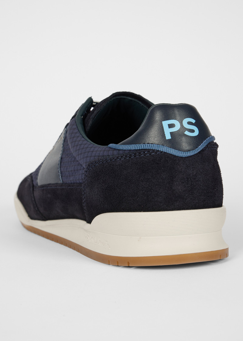 Paul Smith Navy Blue 'Dover' Trainers outlook
