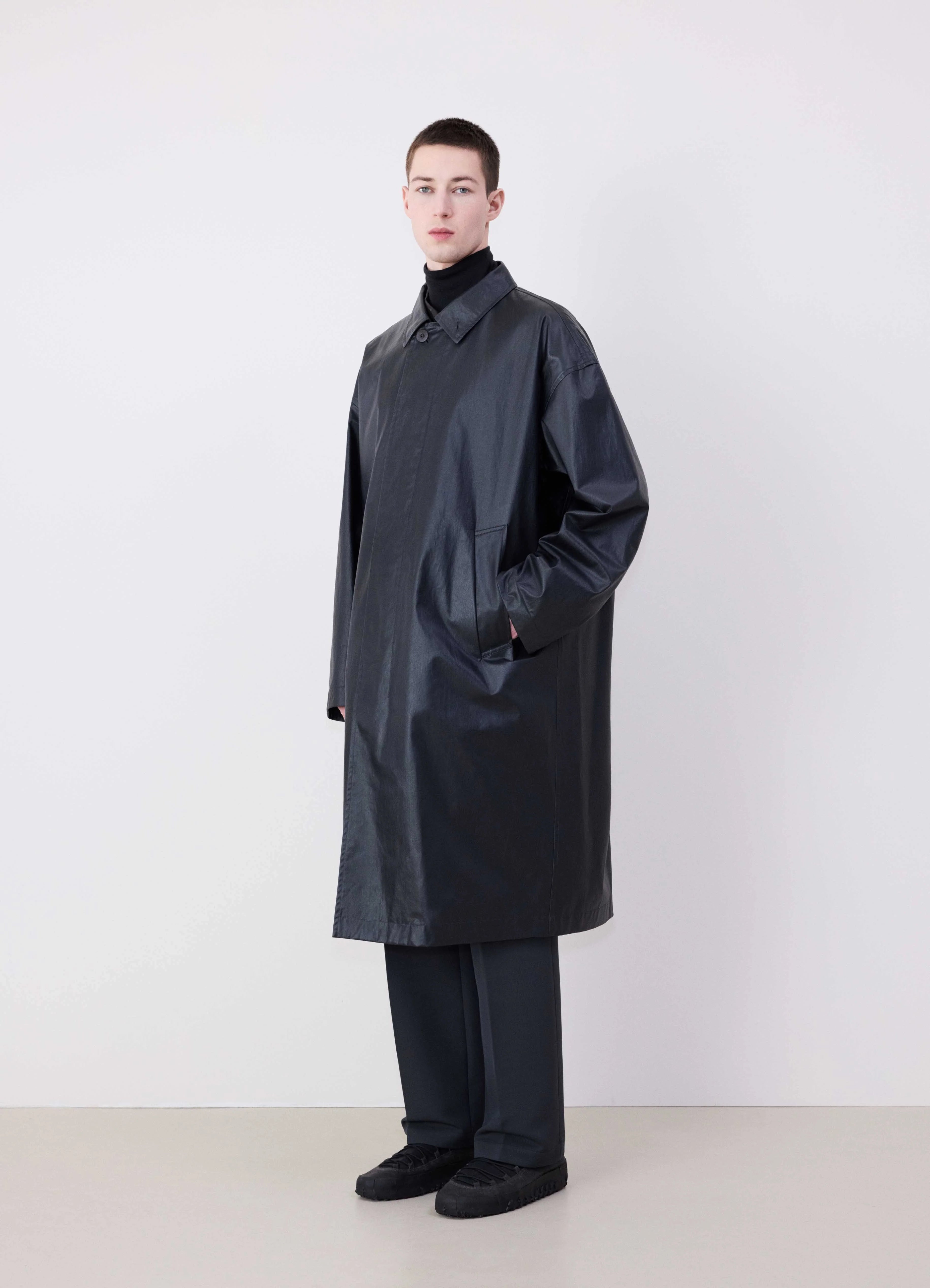 BOXY RAIN COAT - 2