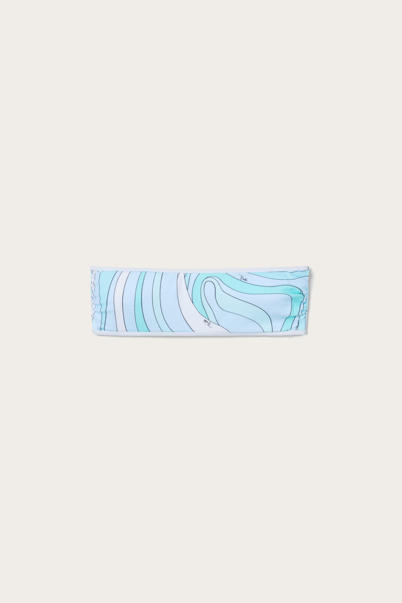 MARMO PRINT BANDEAU BIKINI TOP 1