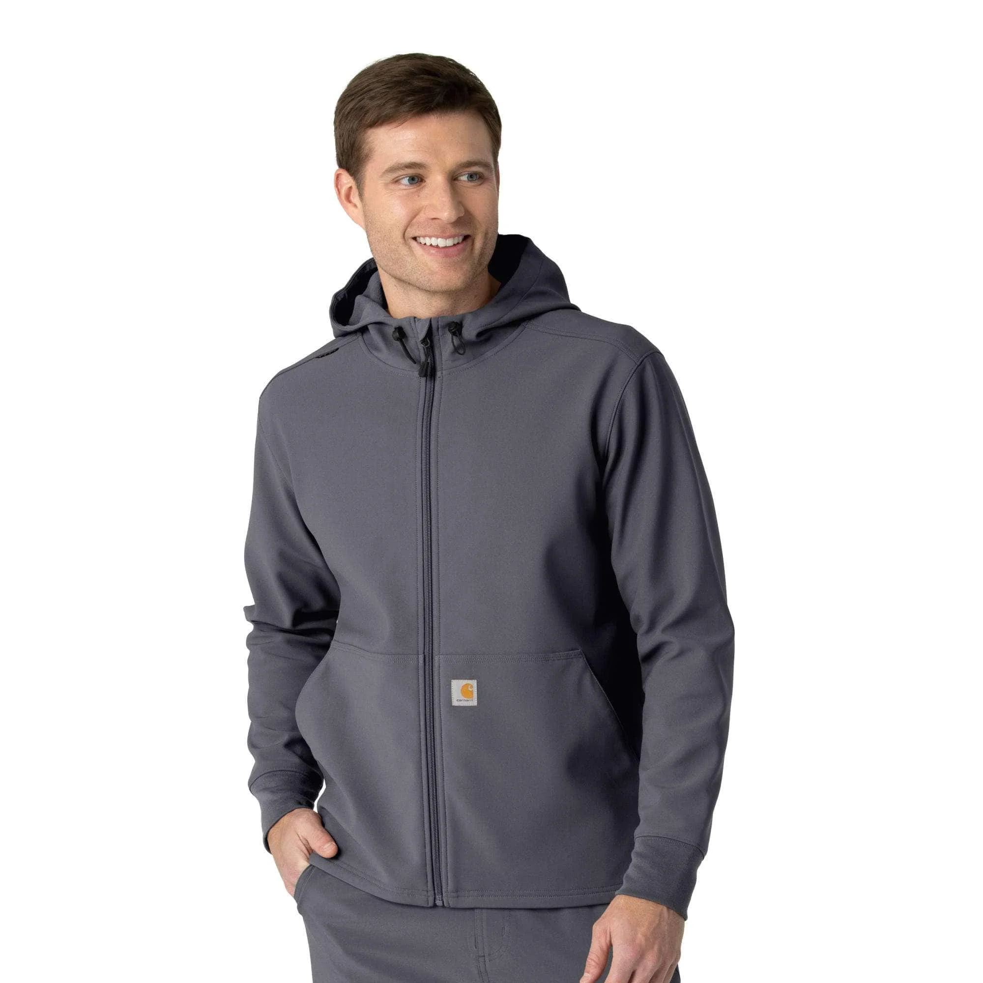 Bonded Fleece Scrub Hoodie - 1