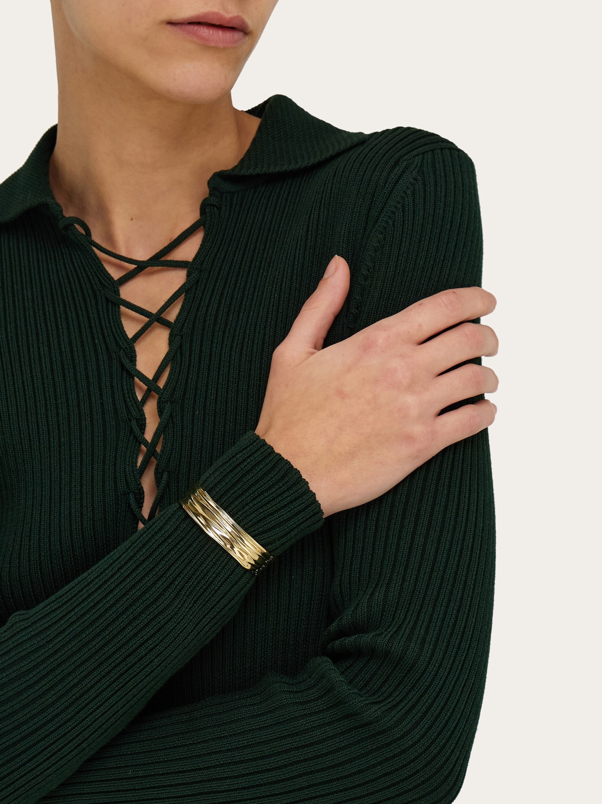 Draped Bangle - size M - 3