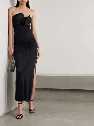 CHRISTOPHER ESBER Encompassed strapless ruched jersey maxi dress outlook