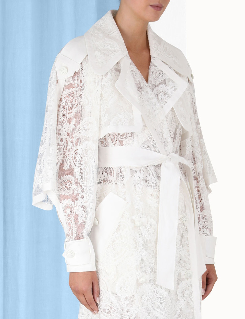 WONDERLAND LACE TRENCH COAT 5