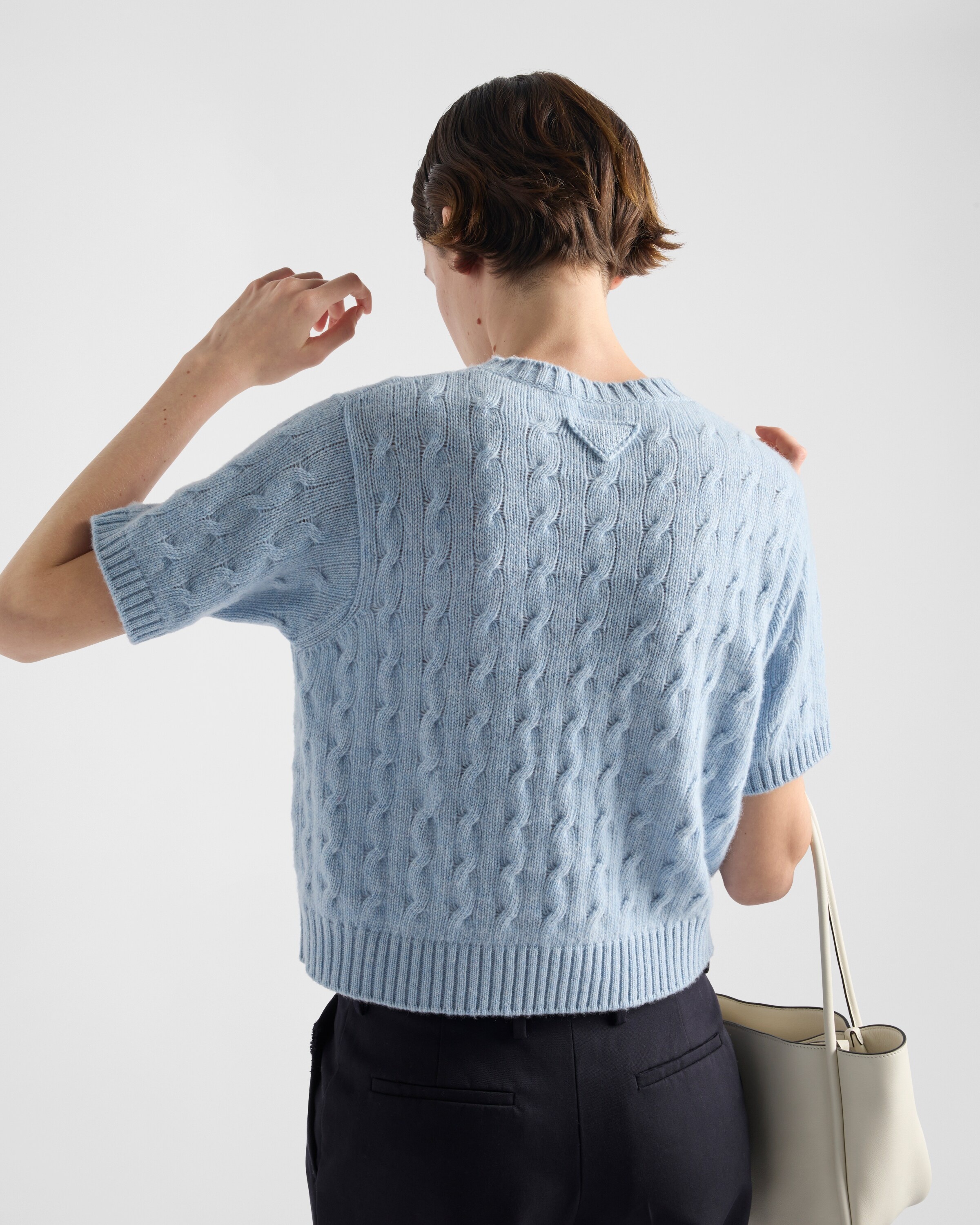 Cable-knit cashmere sweater - 5