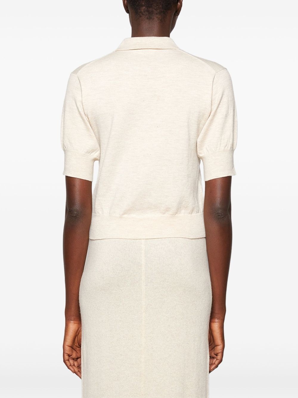 cashmere polo top - 5