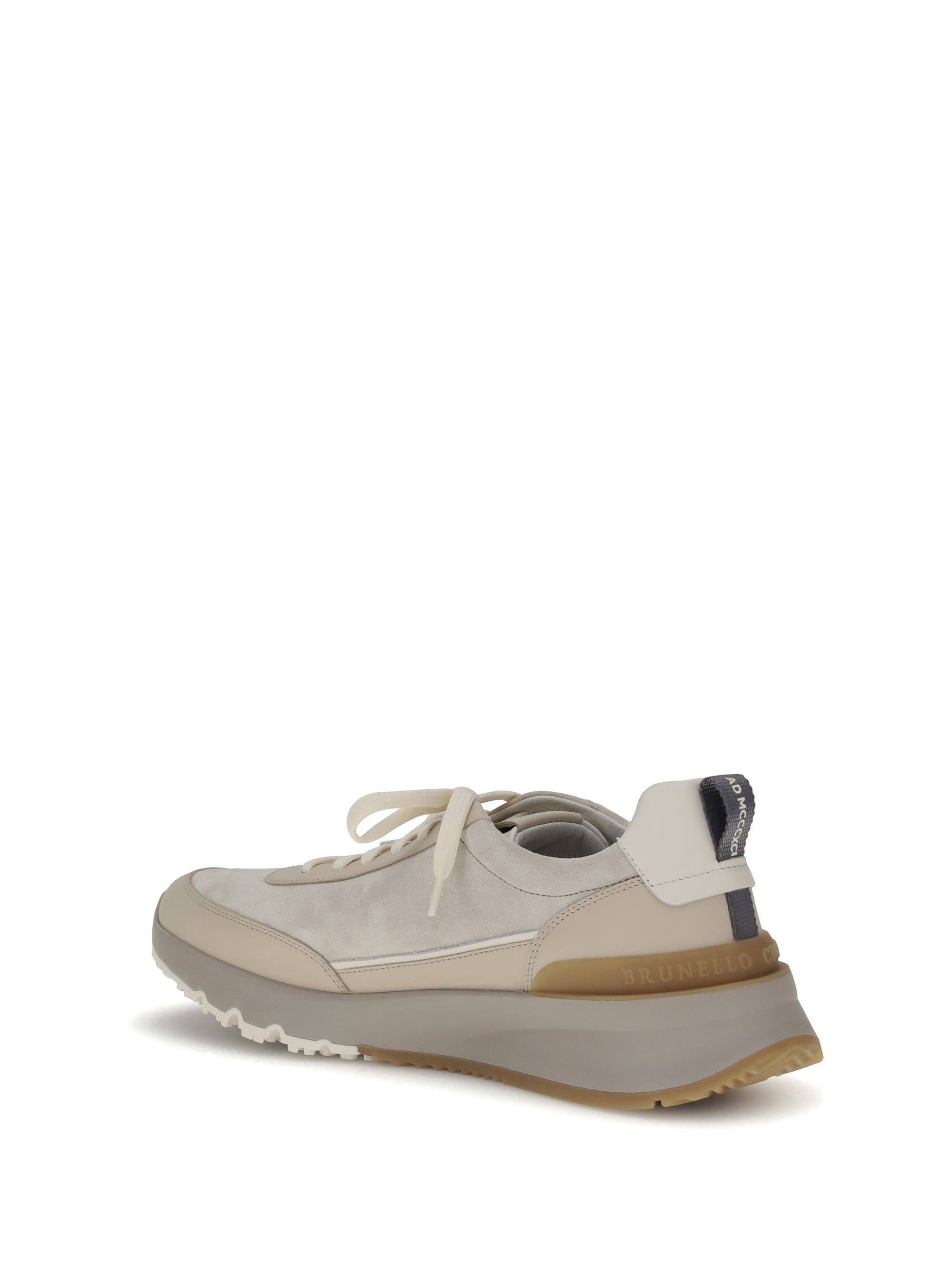 Brunello Cucinelli Men Leather Sneakers - 3