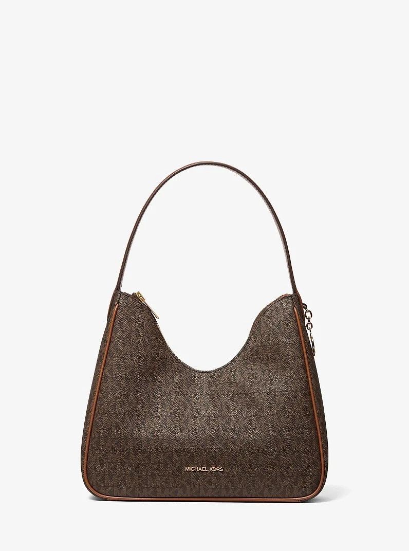 Nayla Small Signature Logo Hobo Shoulder Bag - 1