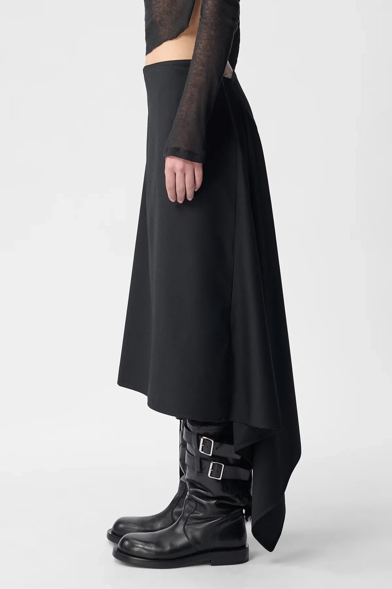 Ann Demeulemeester Ylva Midi Wrap Skirt outlook