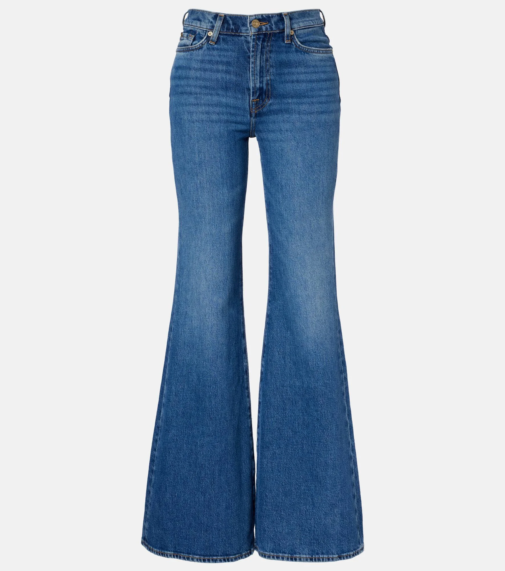 Retro Flare mid-rise flared jeans - 1