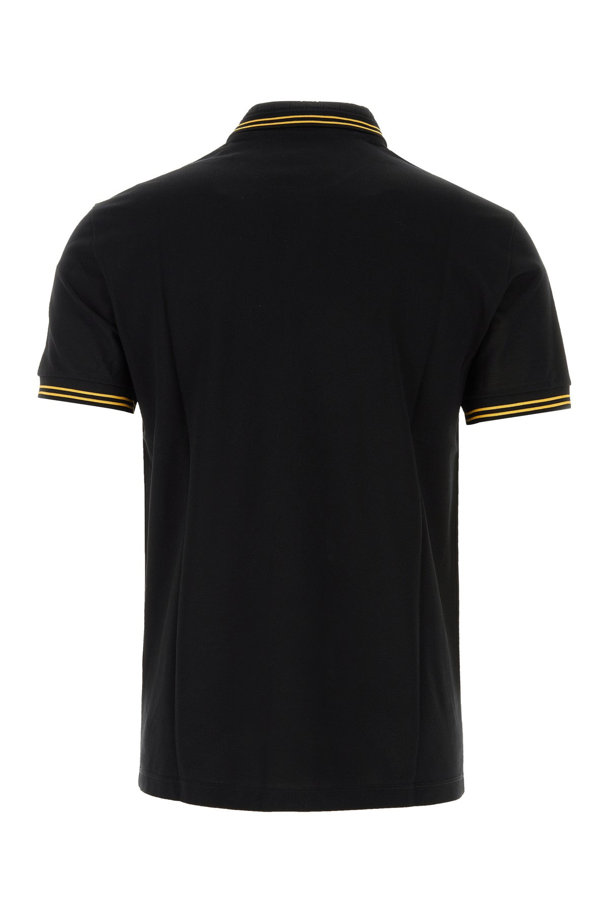 Black piquet polo shirt - 2