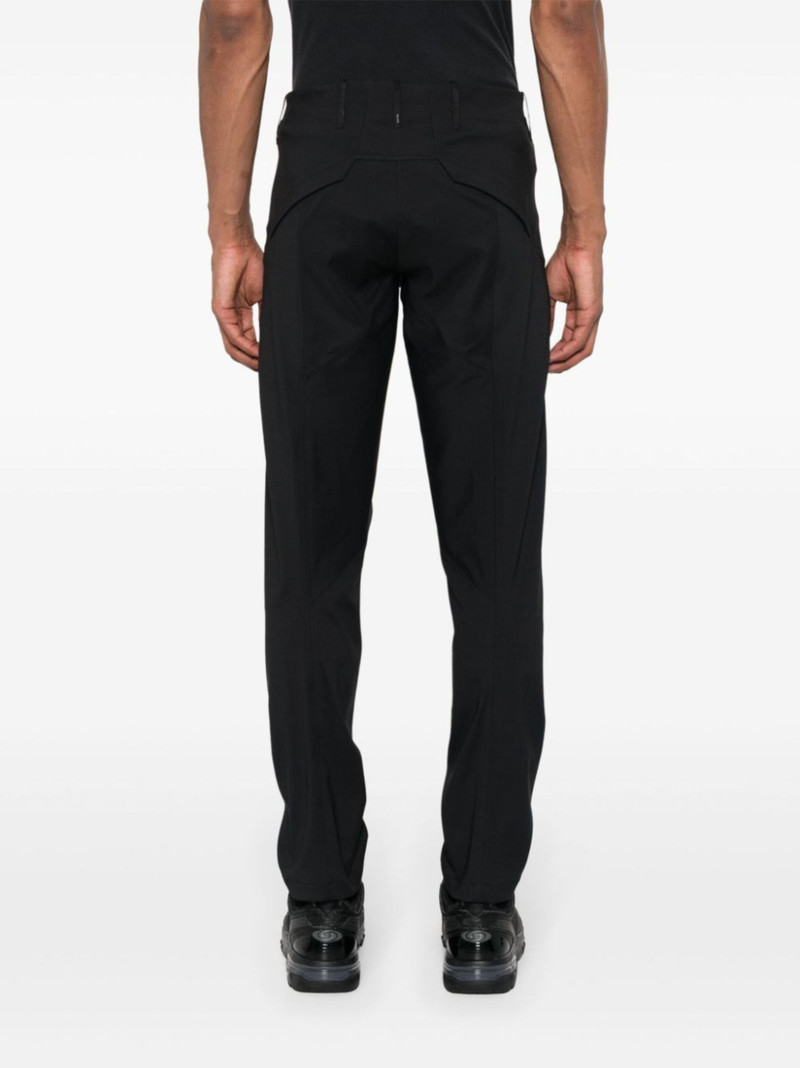 seam-detailed tapered trousers 4