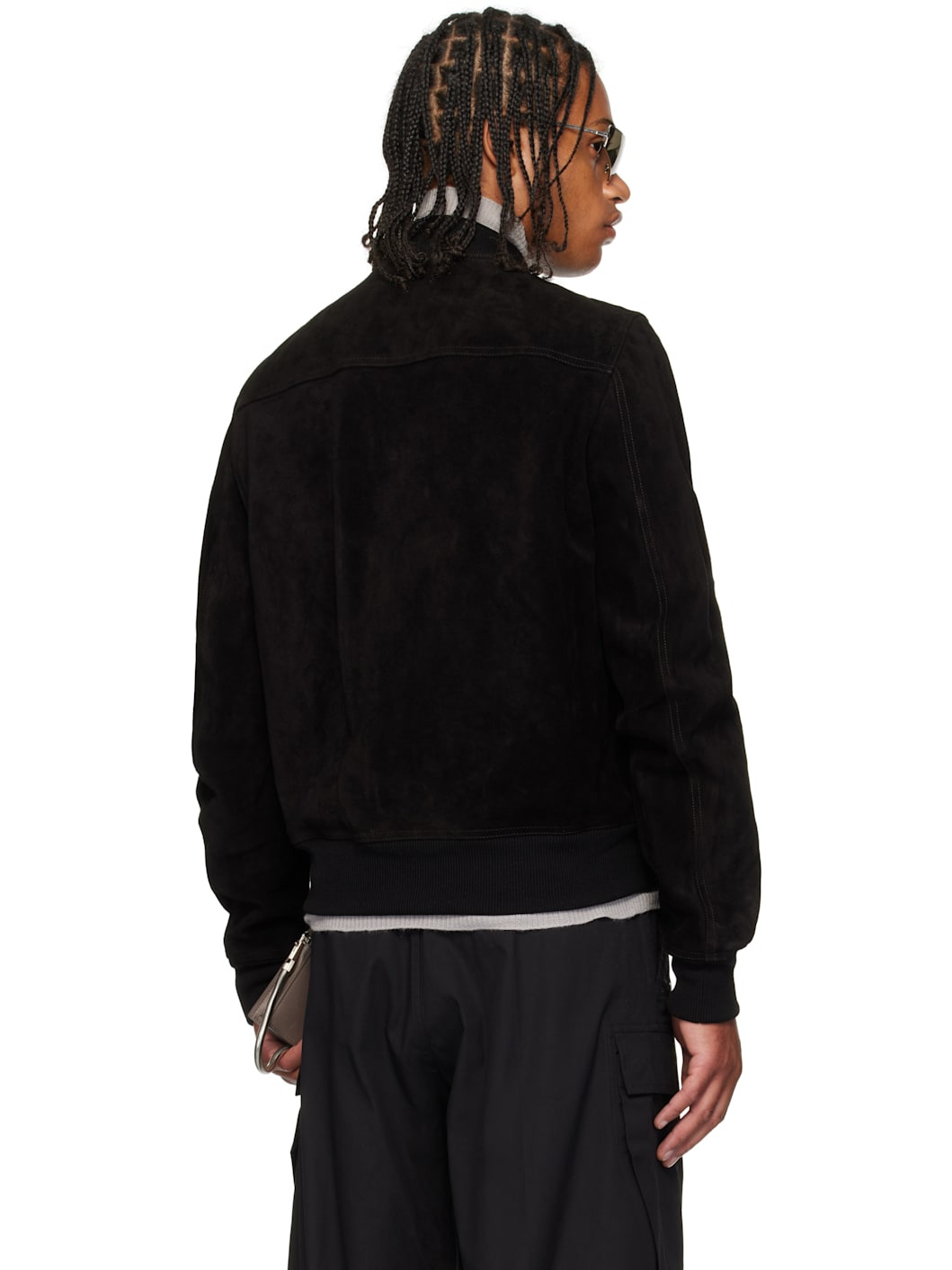 Black Concordians Bauhaus Suede Flight Jacket - 3