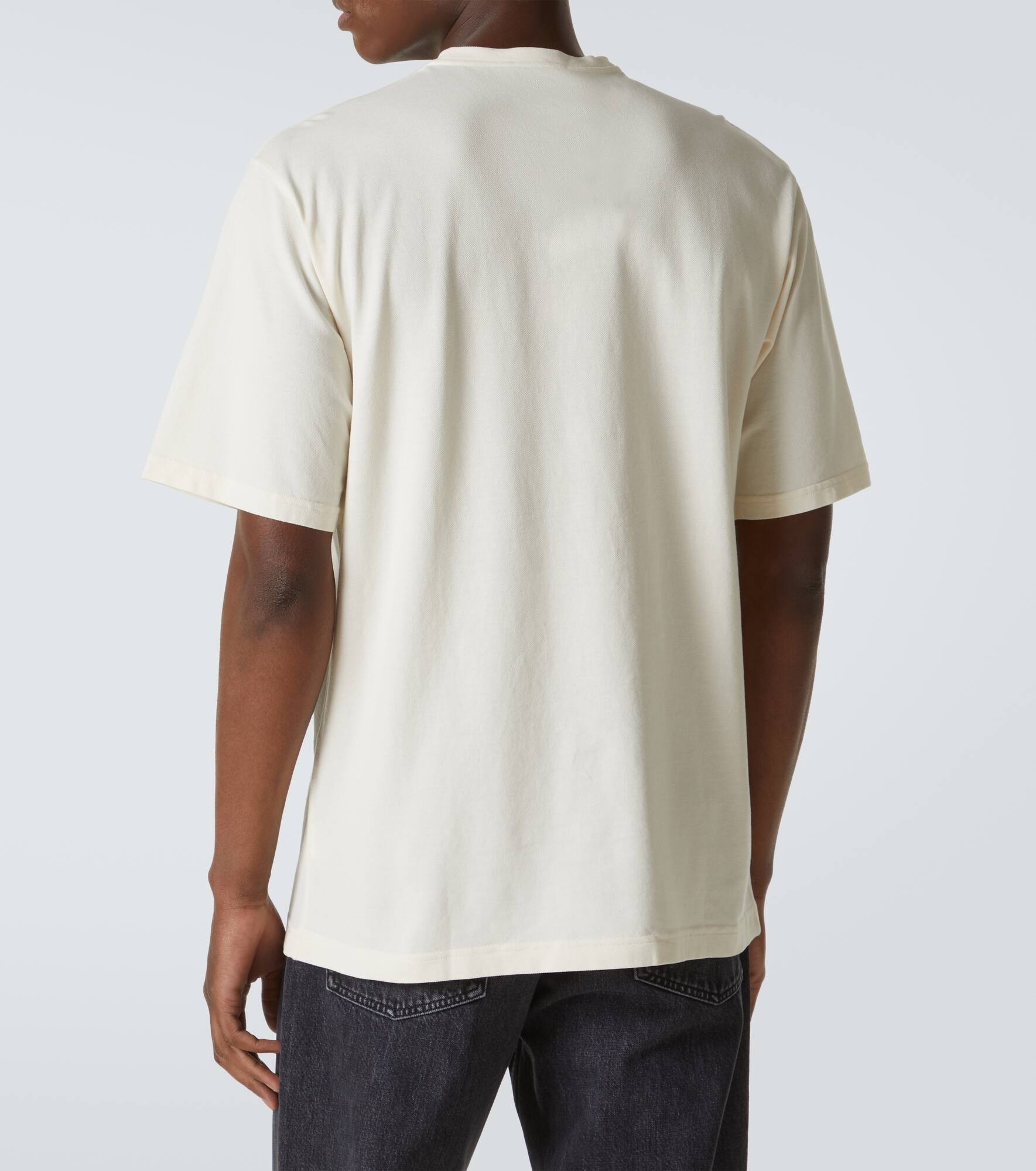 Cotton piqué T-shirt - 4