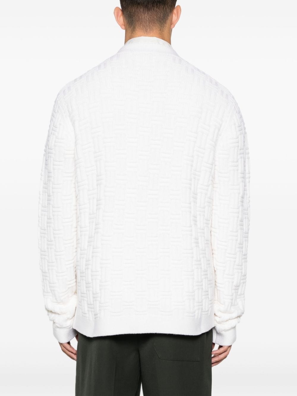 Column stitch cardigan - 4