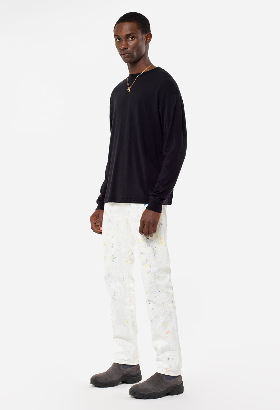 COTTON CASHMERE PULLOVER - 5