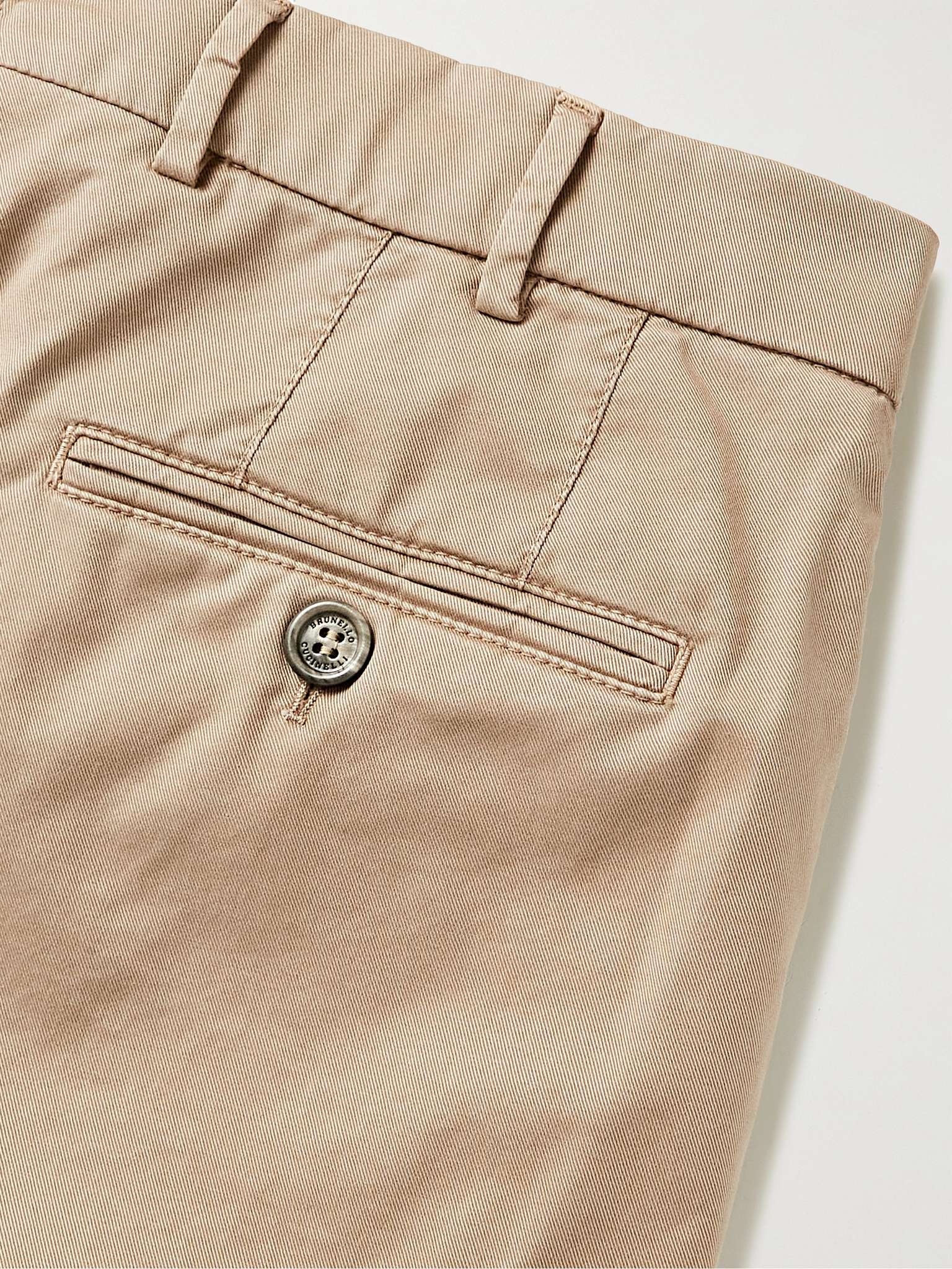 Slim-Fit Cotton-Blend Twill Trousers - 5