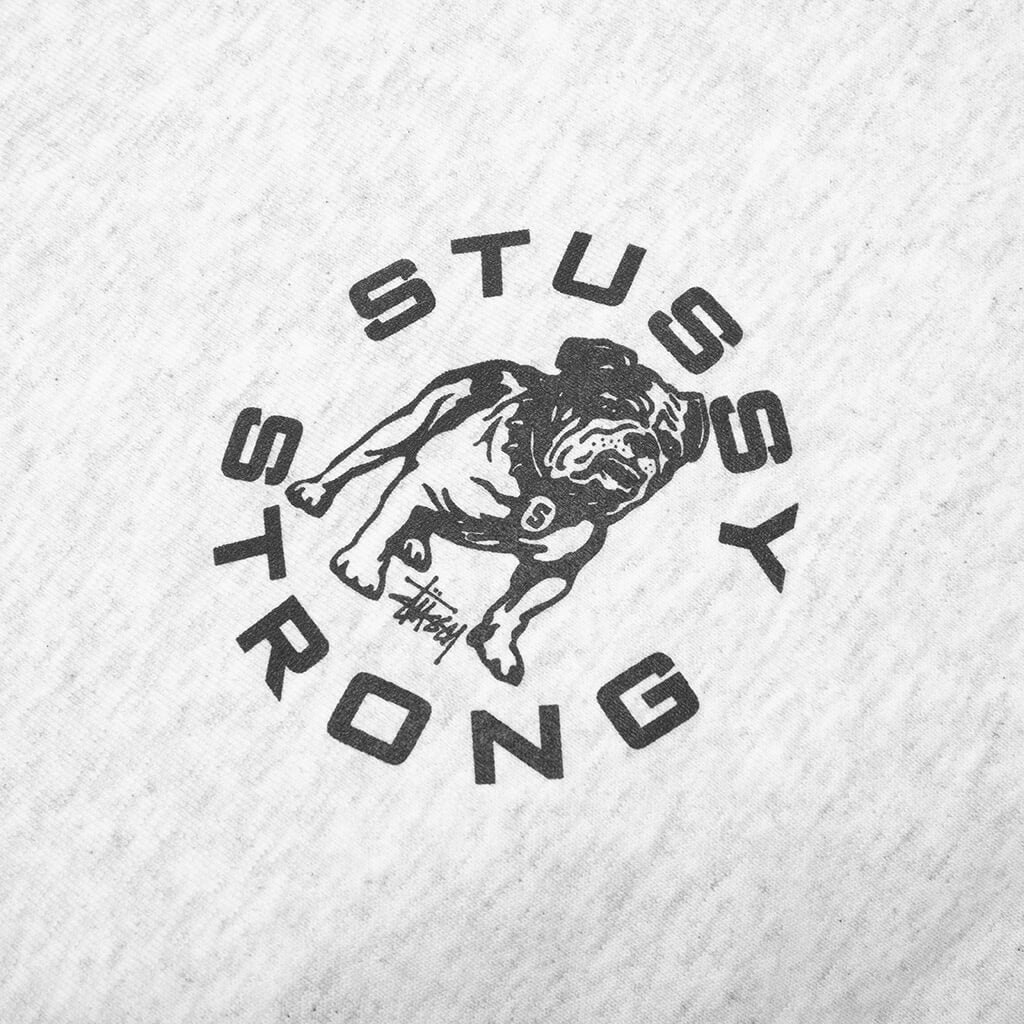 STRONG MAC HOODIE - ASH HEATHER - 3