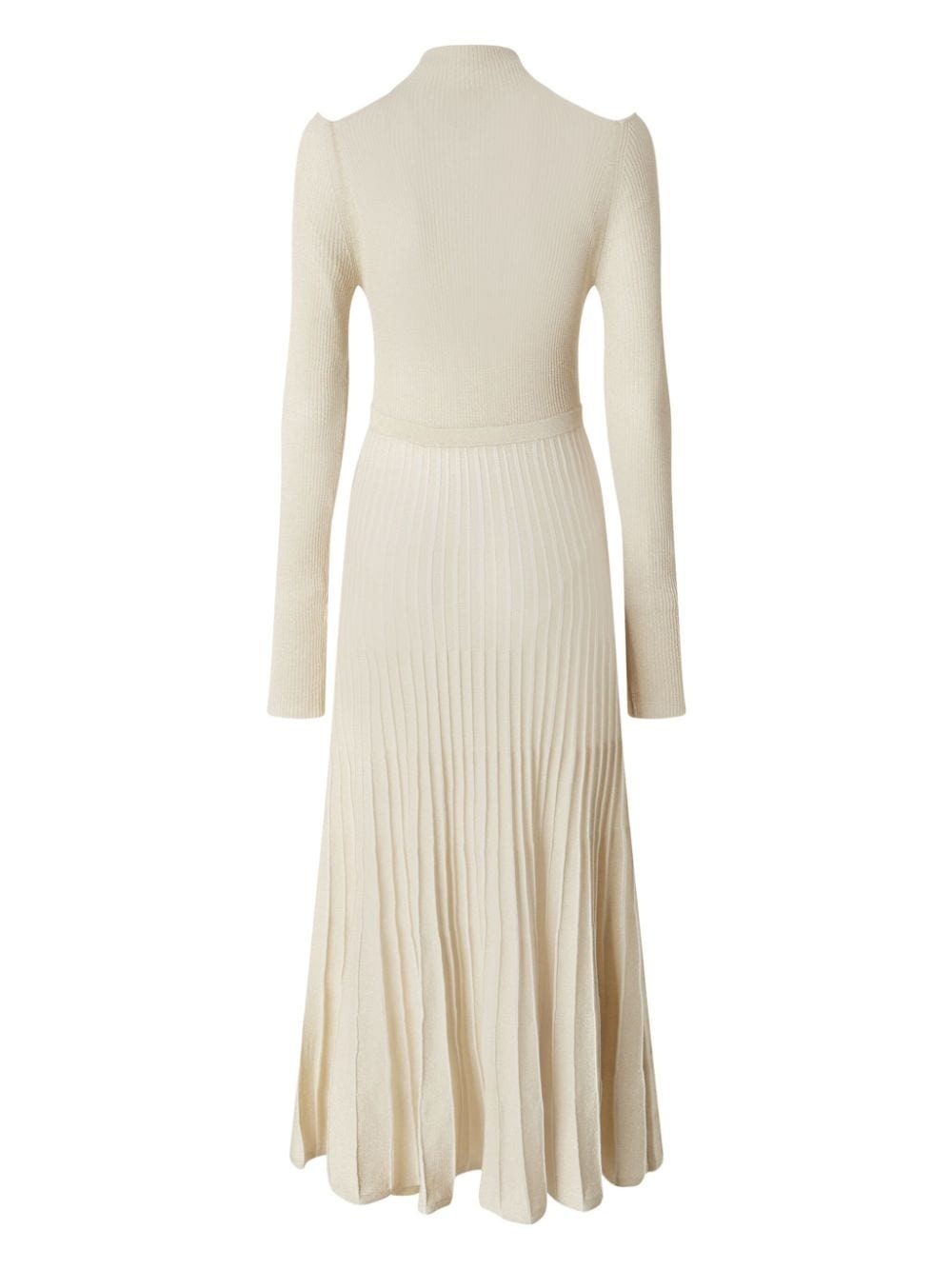 knitted pleated dress - 2