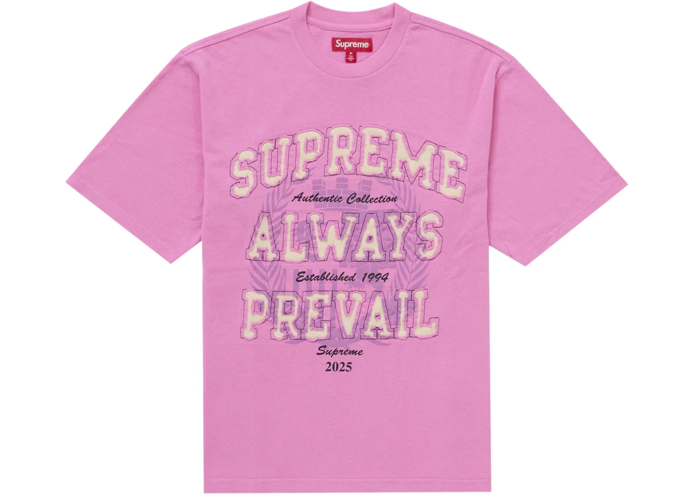 Supreme Always Prevail S/S Top Pink - 1