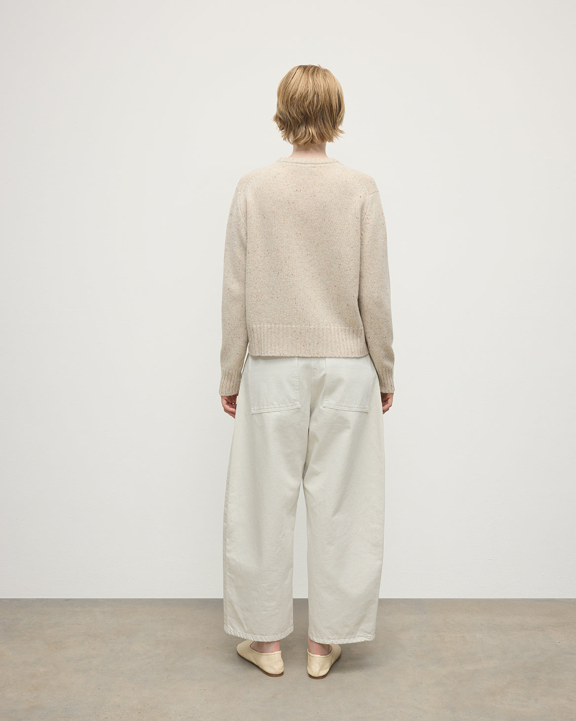 Donegal Cashmere Cream Jumper - 4