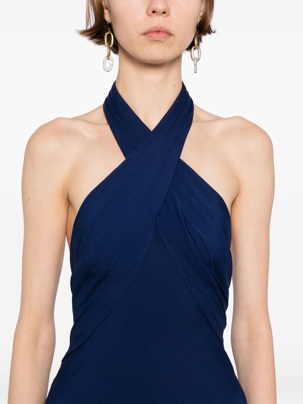 silk long dress - 5