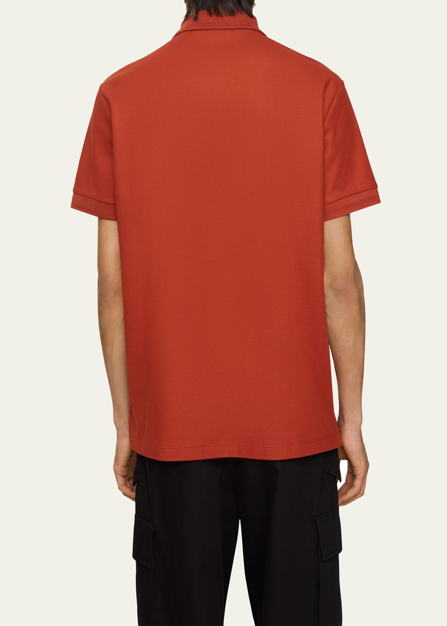 Men's Eddie Pique Check-Placket Polo Shirt - 3