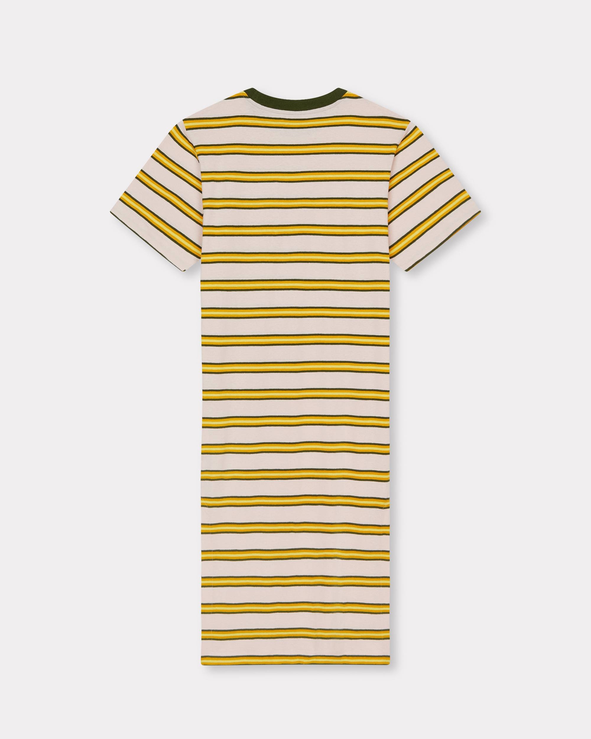 'KENZO Coast Lines' long T-shirt dress in cotton linen - 2