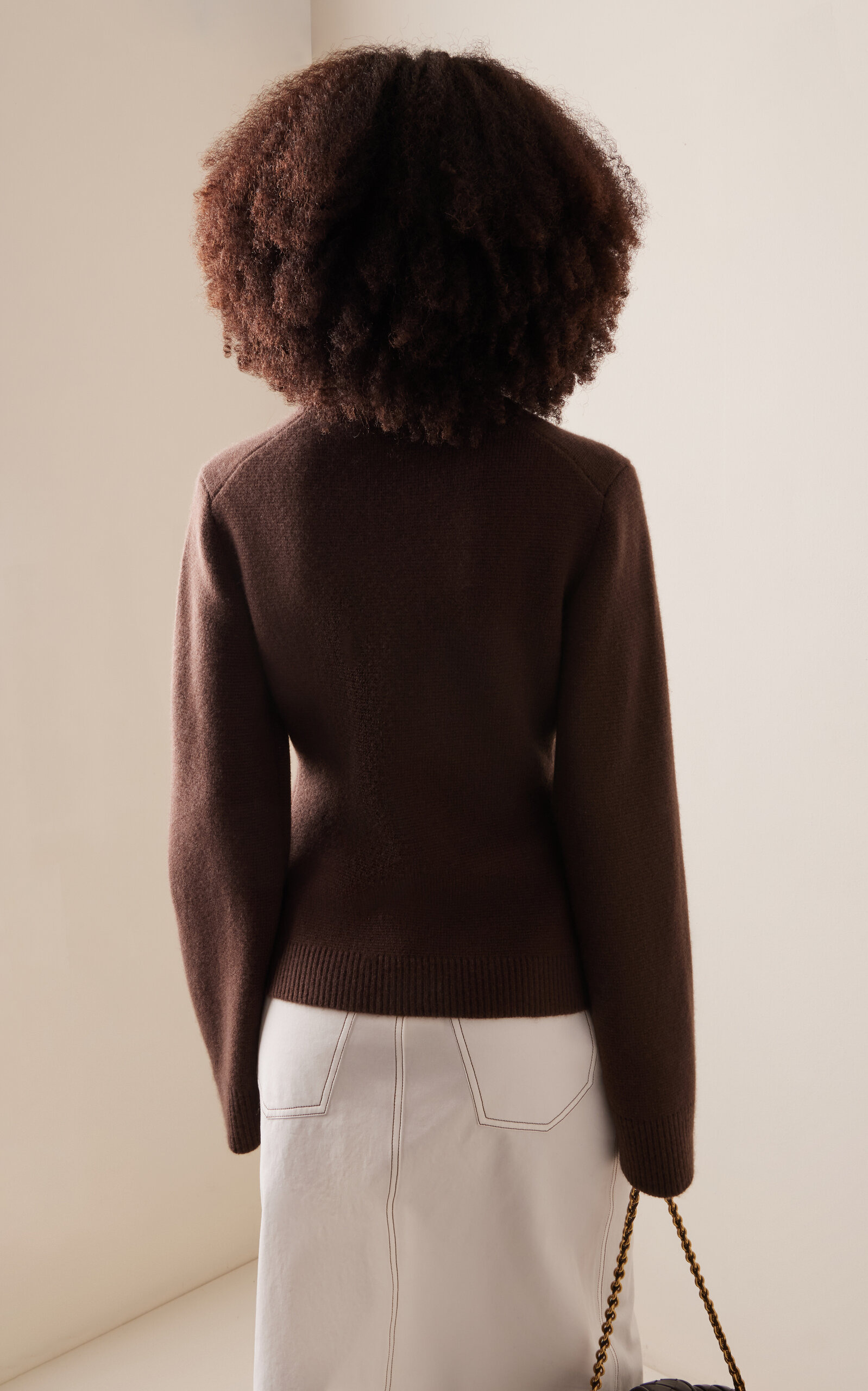 Cooper Wool-Cashmere Cardigan brown - 4